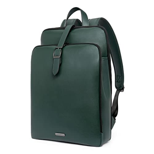 CLUCI Large Leather Work Backpack for Women (15.6")