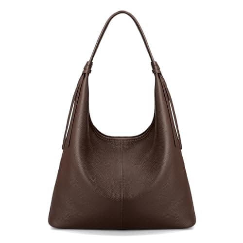befen Top Grain Leather Slouchy Hobo Tote