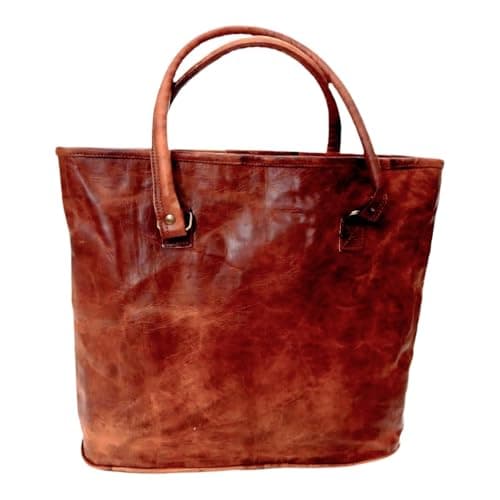 Firu-Handmade Vintage Goat Leather Tote