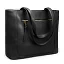 befen Full-Zip Leather Laptop Tote (15.6")