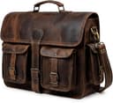 cuero Handmade 18" Leather Messenger