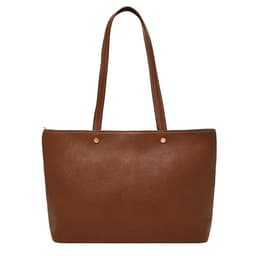 Fossil Jessie Top Zip Leather Tote