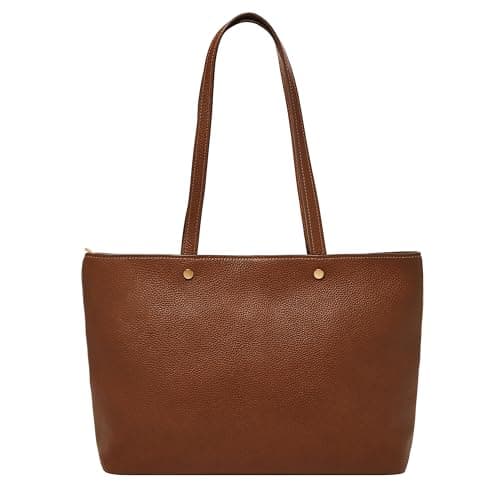 Fossil Jessie Top Zip Leather Tote