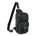 Le'aokuu Leather Crossbody Chest Sling