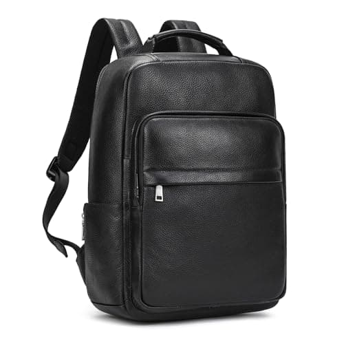 Yevabo Genuine Leather 15.6" Laptop Backpack