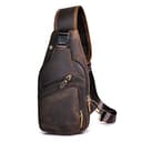 Le'aokuu Leather Crossbody Chest Sling