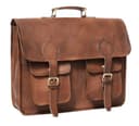 The Leather Room Handmade Full Grain Vintage Briefcase (15.6")