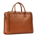 Banuce Italian Full Grain Leather Briefcase for Women (15.6")