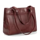 befen Vintage Waxed Leather Structured Tote