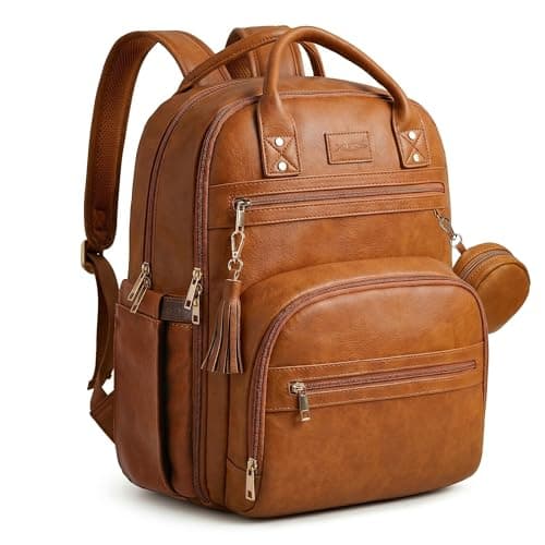 ROSEGIN 35L Diaper Bag Backpack (Faux Leather)