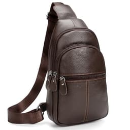 molshine Genuine Leather Sling Bag
