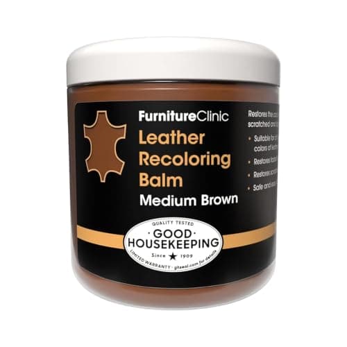 Furniture Clinic Leather Recoloring Balm (Medium Brown)