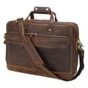 Masa Kawa 17" Leather Laptop Briefcase