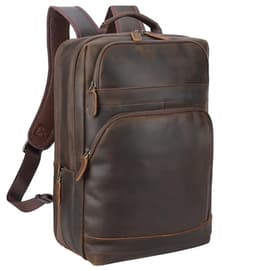 Masa Kawa 16" Leather Laptop Backpack