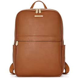 BOSTANTEN Genuine Leather 15.6" Laptop Backpack Purse for Women