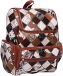 CHAYELL Hair-On Cowhide Diaper Bag Backpack