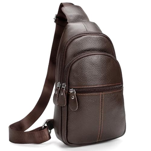 molshine Genuine Leather Sling Bag